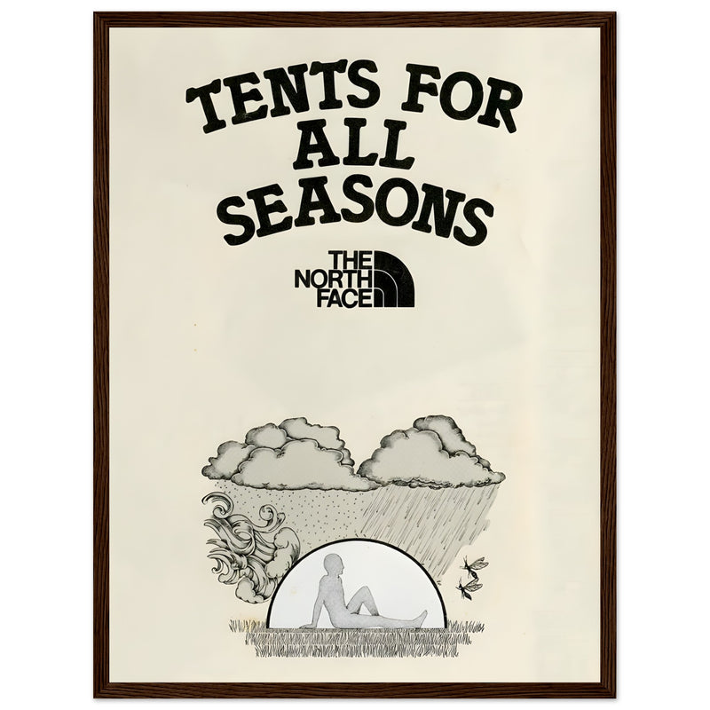 The North Face All Season Vintage Poster