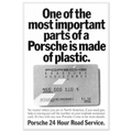 Porsche - 24 Hour Road Service Vintage Poster Ad
