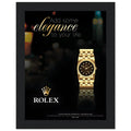 Rolex Elegance Vintage Poster Ad