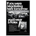 Rolex Datejust Geneva Vintage Poster Ad