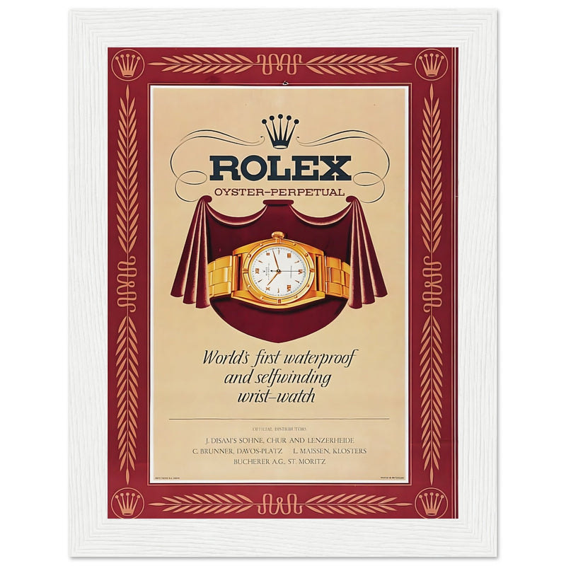 Rolex Oyster-Perpetual Vintage Poster Ad