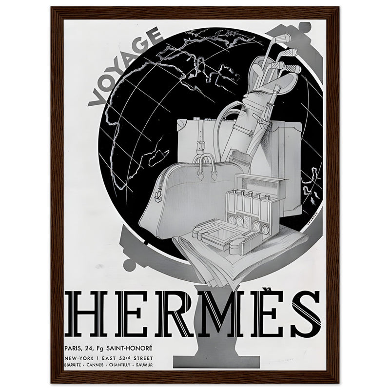 Hermes Voyage Vintage Poster