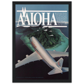 American Airlines AALOHA 1981 Vintage Poster Ad