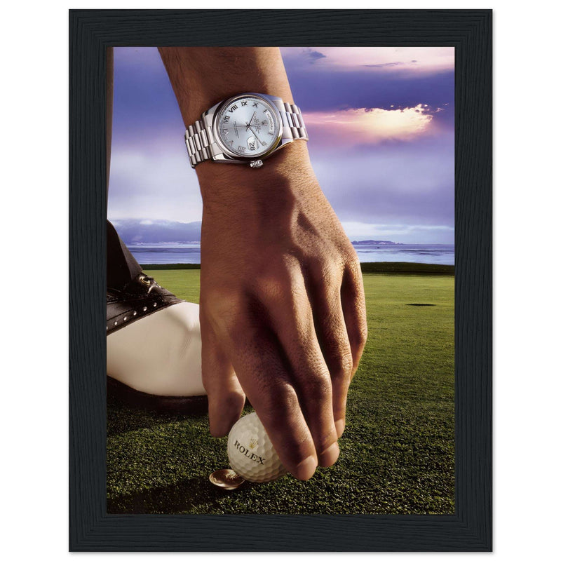 Rolex Day-Date Golfing Vintage Poster
