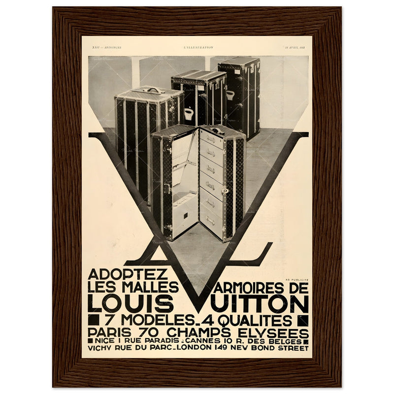 Louis Vuitton Paris Vintage Poster Ad