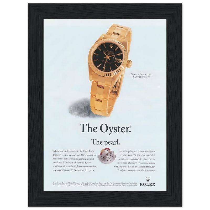 Rolex The Oyster Vintage Poster Ad