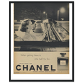 Chanel Vintage Poster Ad - 1950s