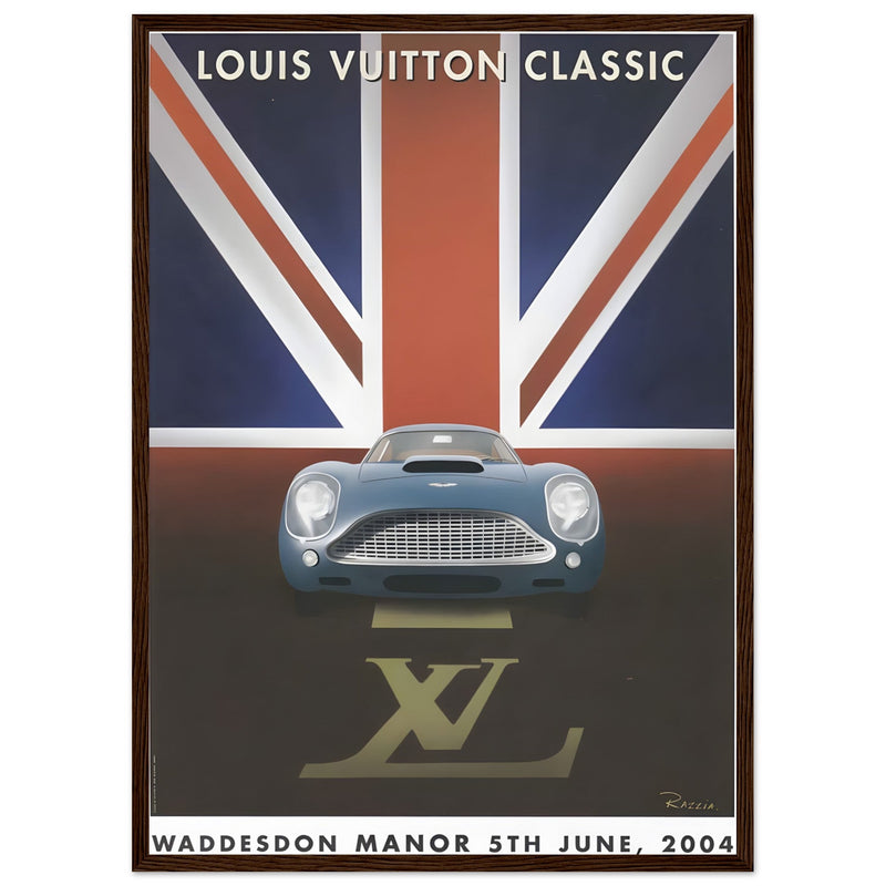 Louis Vuitton Classic Car Show Vintage Poster Ad