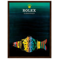 Rolex Submariner Fish Vintage Poster Ad - Premium Matte Paper