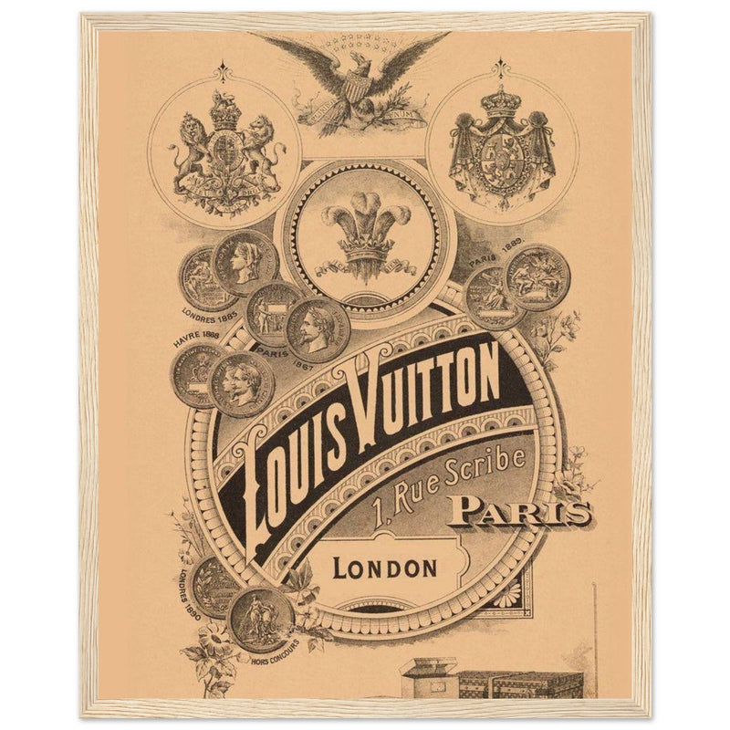 Louis Vuitton London Paris Vintage Poster Ad