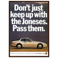 Porsche Turbo 944 Vintage Ad Poster