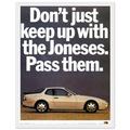 Porsche Turbo 944 Vintage Ad Poster