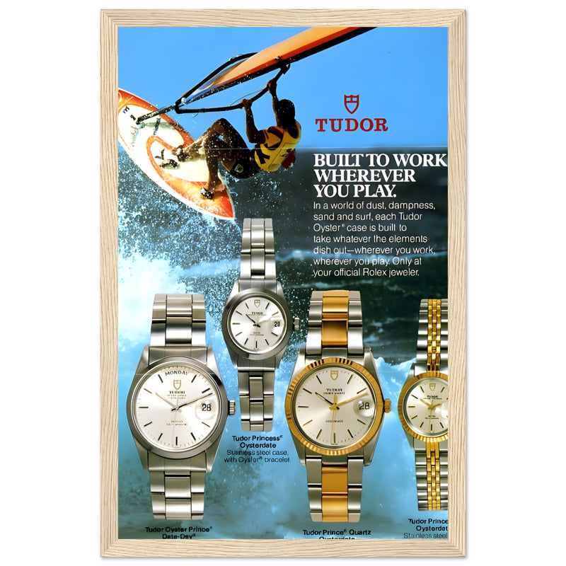 Tudor Vintage Poster Ad