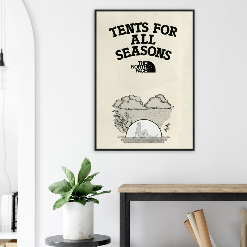The North Face All Season Vintage Poster