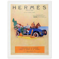 Hermes Paris Car Vintage Poster Ad