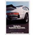 Porsche - Exclusive, Explosive, Expensive Vintage Poster