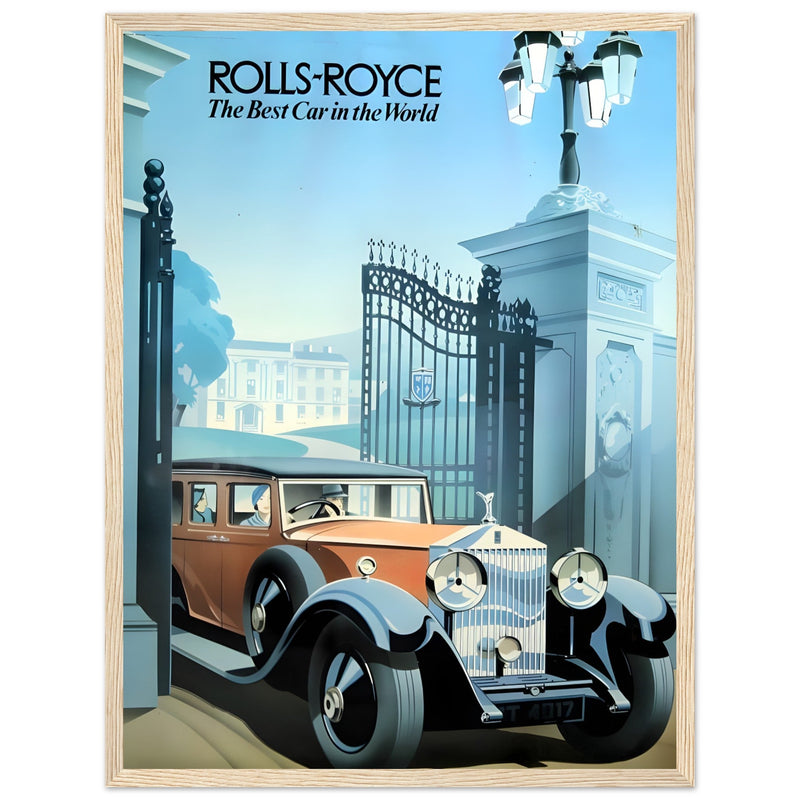 Rolls-Royce Best Car In The World Vintage Poster Ad