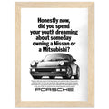 Porsche 911 Vintage Ad Poster