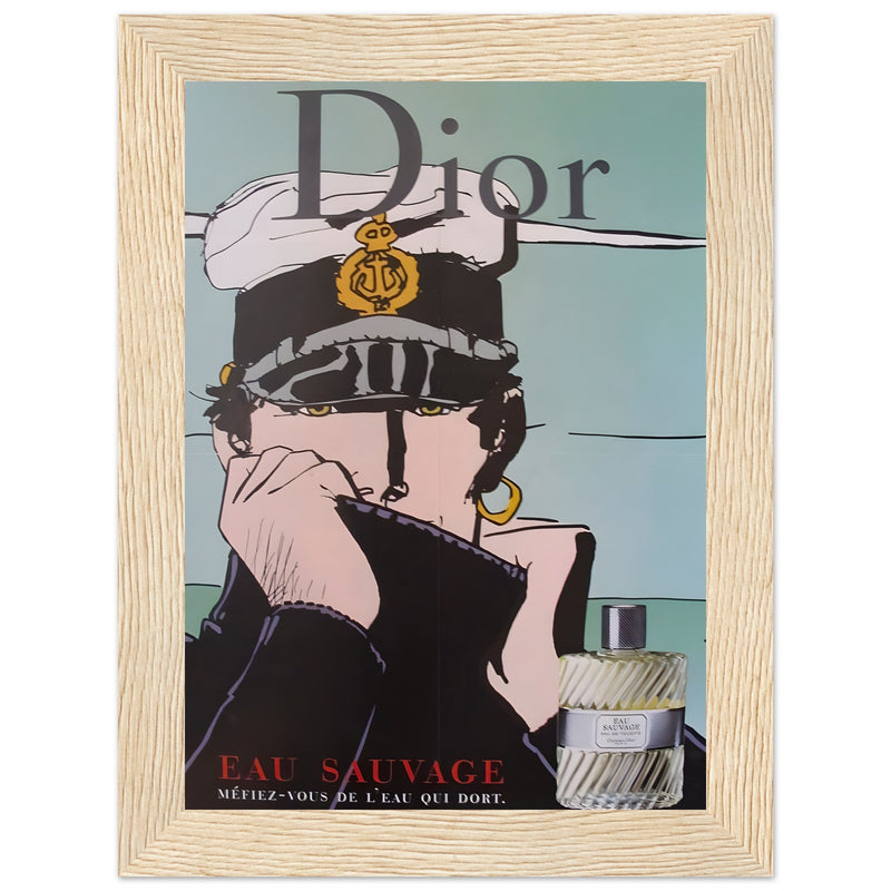 Dior Eau Sauvage Captain Vintage Poster