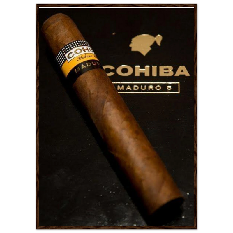 Cohiba Maduro 5 Vintage Cigar Poster