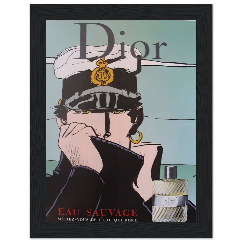 Dior Eau Sauvage Captain Vintage Poster