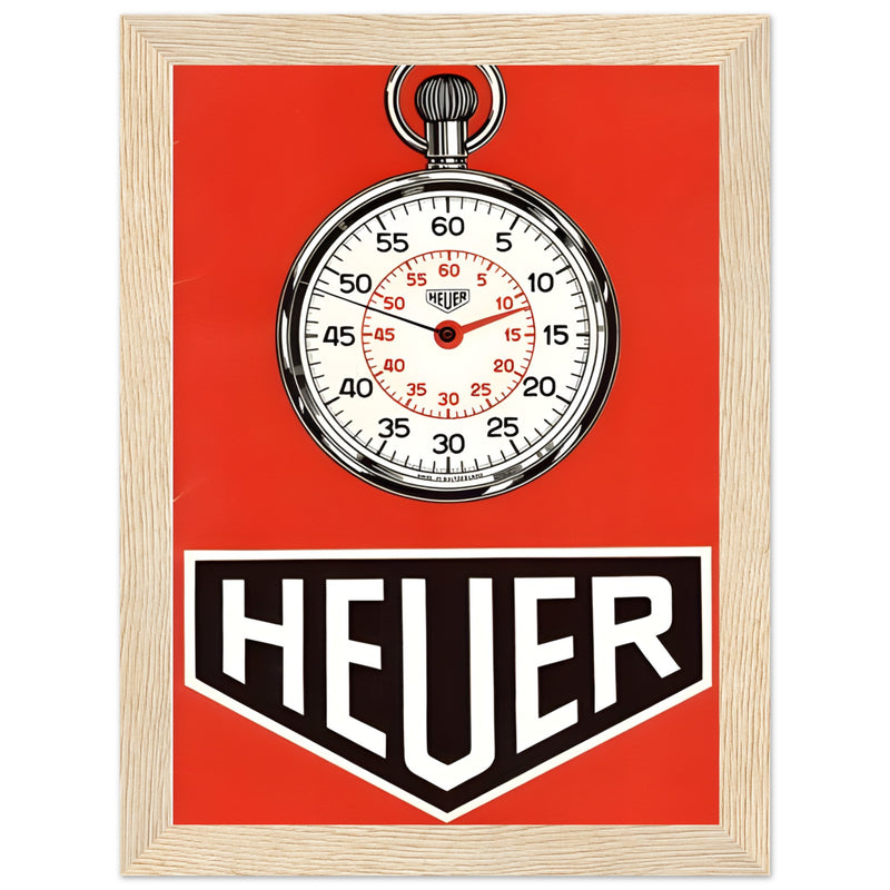 Heuer 1963 Vintage Poster Ad