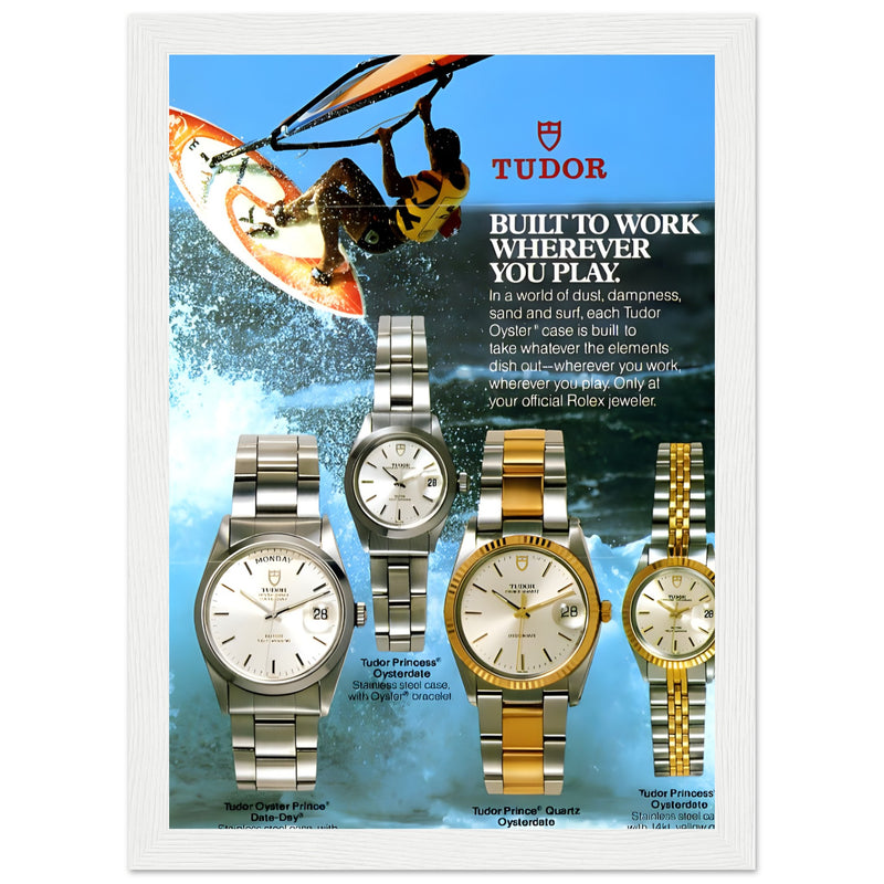 Tudor Vintage Poster Ad