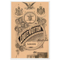 Louis Vuitton London Paris Vintage Poster Ad