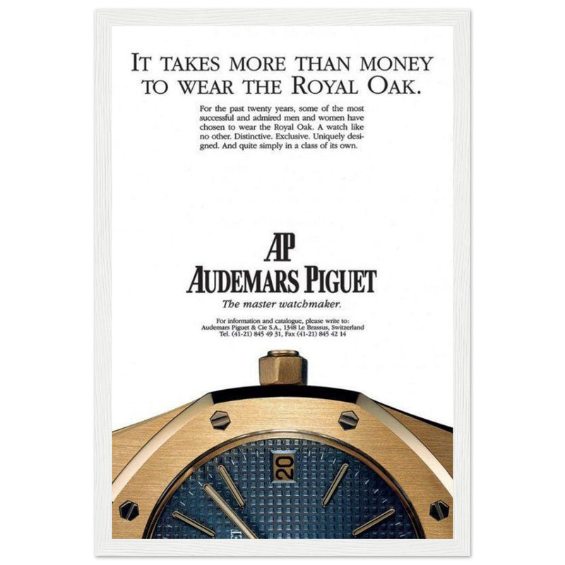 Audemars Piguet Master Watchmaker Vintage Poster Ad