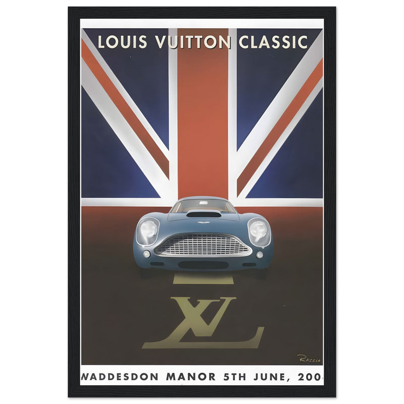 Louis Vuitton Classic Car Show Vintage Poster Ad