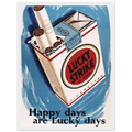 Lucky Strike Vintage Poster - Happy Days
