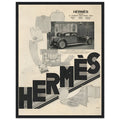 Hermes Fashion Vintage Poster Ad