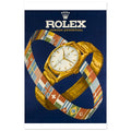 Rolex Advertising Golden Age Oyster Perpetual Vintage Poster