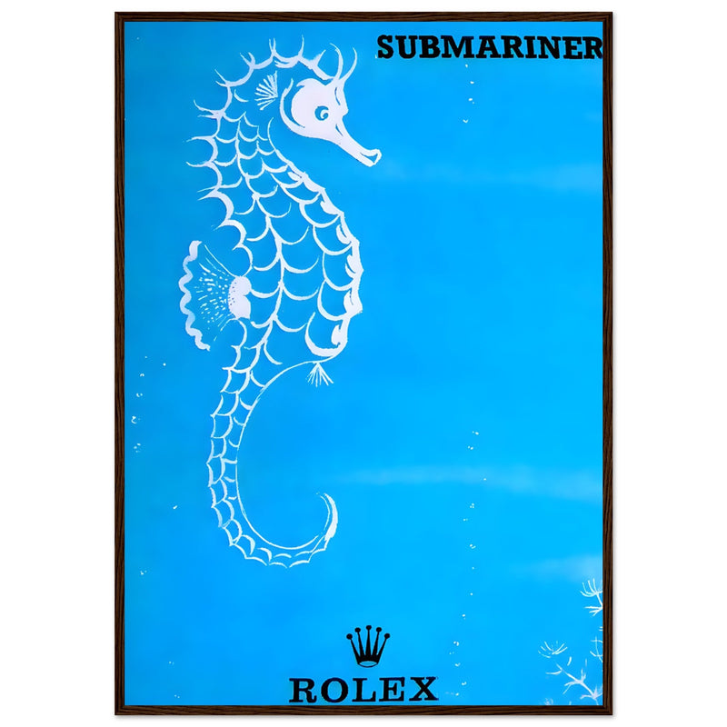 Rolex Submariner Vintage Ad Poster