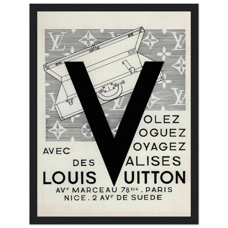 Louis Vuitton Nice, Paris Vintage Poster Ad