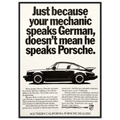 Porsche - German Speaking Vintage Poster