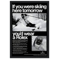 Rolex Ski Vintage Poster Ad