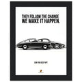 Porsche Can You Keep Up Vintage Poster Ad