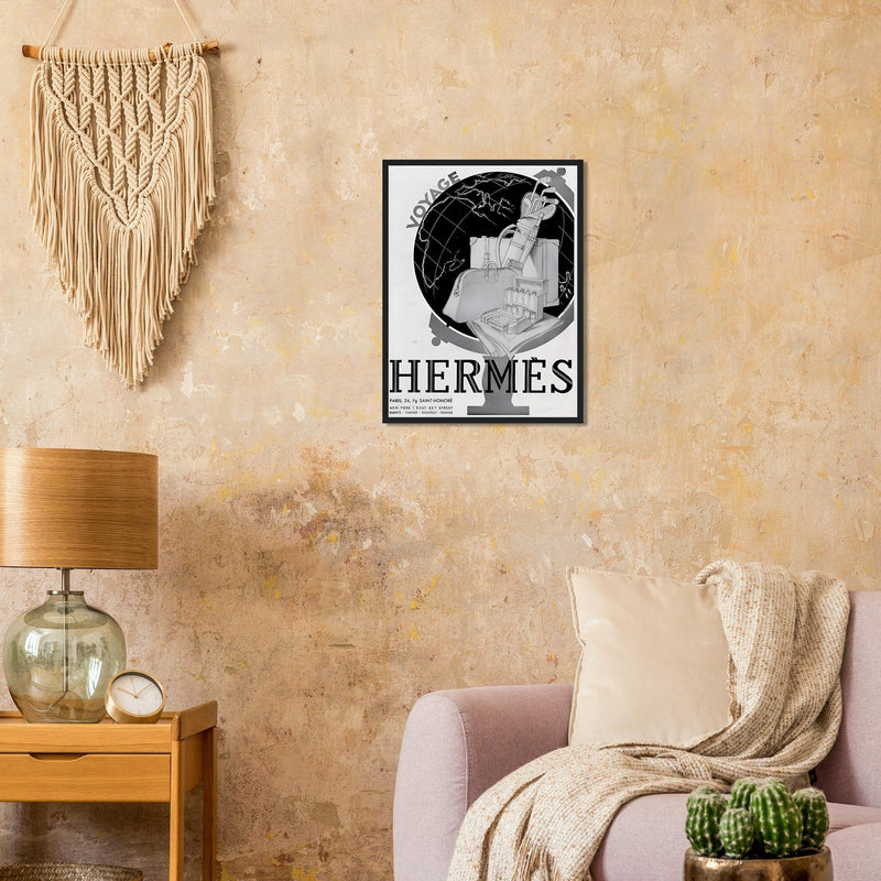 Hermes Voyage Vintage Poster