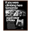 Rolex Explorer Everest Vintage Poster Ad