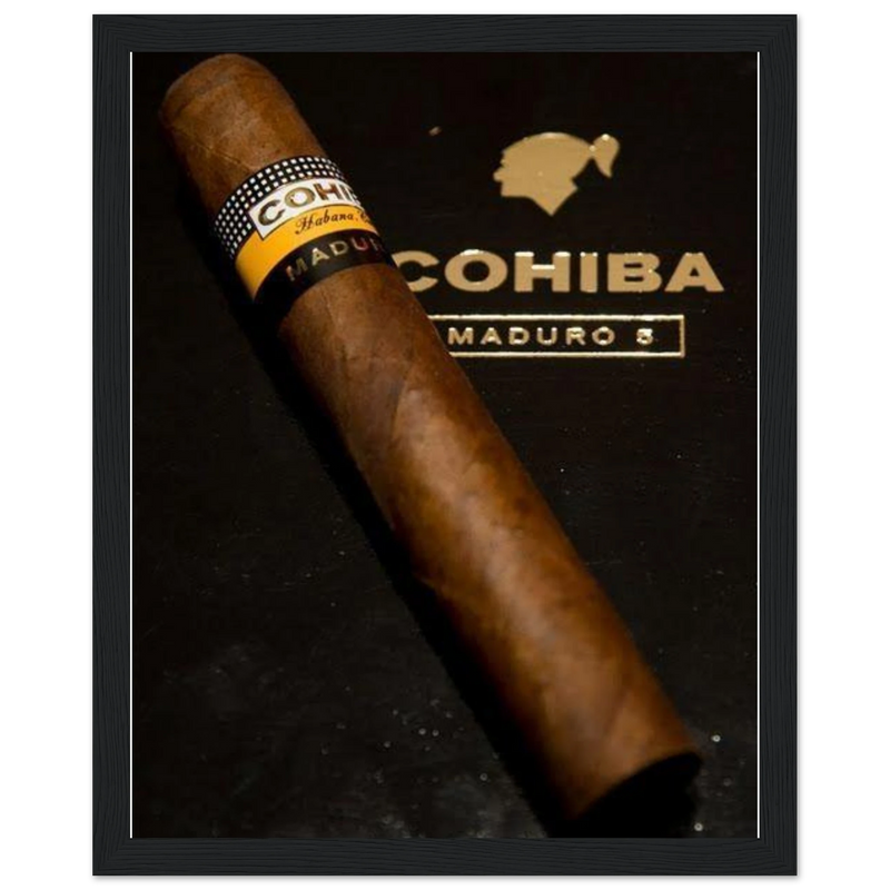 Cohiba Maduro 5 Vintage Cigar Poster