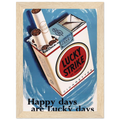 Lucky Strike Vintage Poster - Happy Days