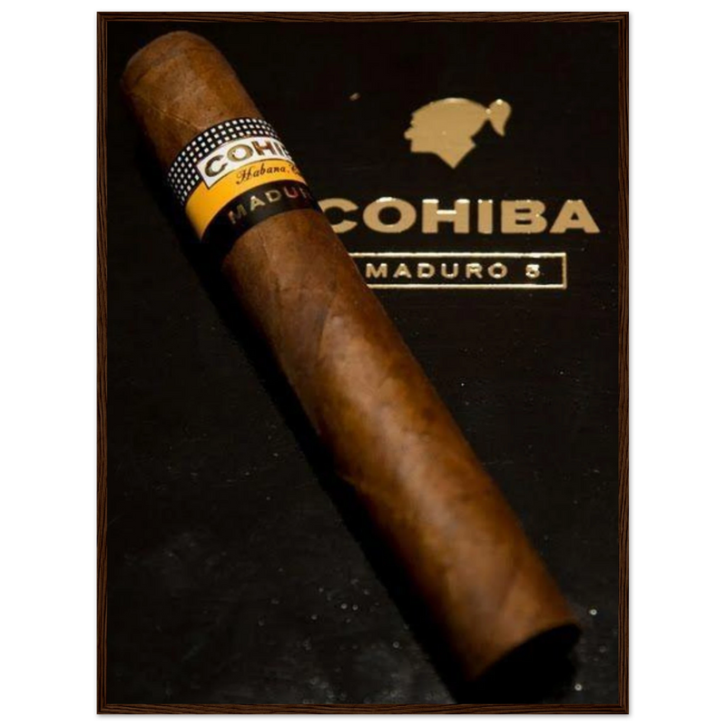 Cohiba Maduro 5 Vintage Cigar Poster