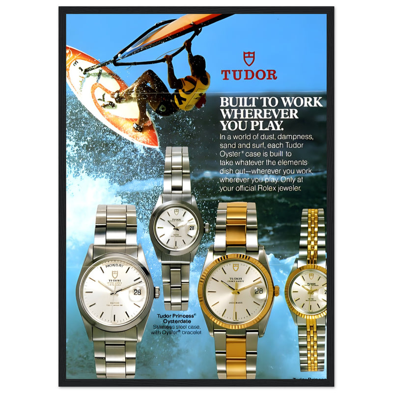 Tudor Vintage Poster Ad