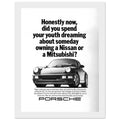 Porsche 911 Vintage Ad Poster