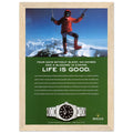 Rolex Life is Good Vintage Poster Ad