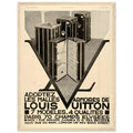 Louis Vuitton Paris Vintage Poster Ad