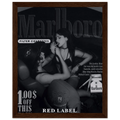 Marlboro Red Label Vintage Ad Poster
