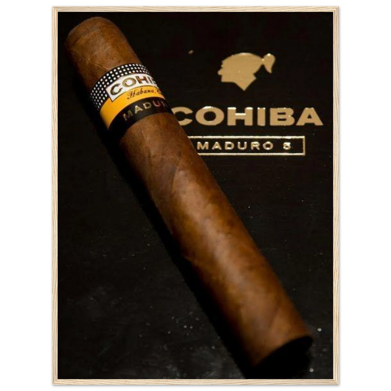Cohiba Maduro 5 Vintage Cigar Poster