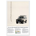 Land Rover Defender Vintage Poster